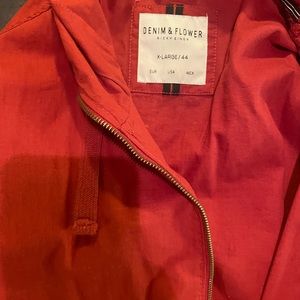 Orange Military Jacket XL